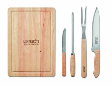 Logotrade reklaminiai produktai nuotrauka: 4 BBQ Grilio priedų rinkinys