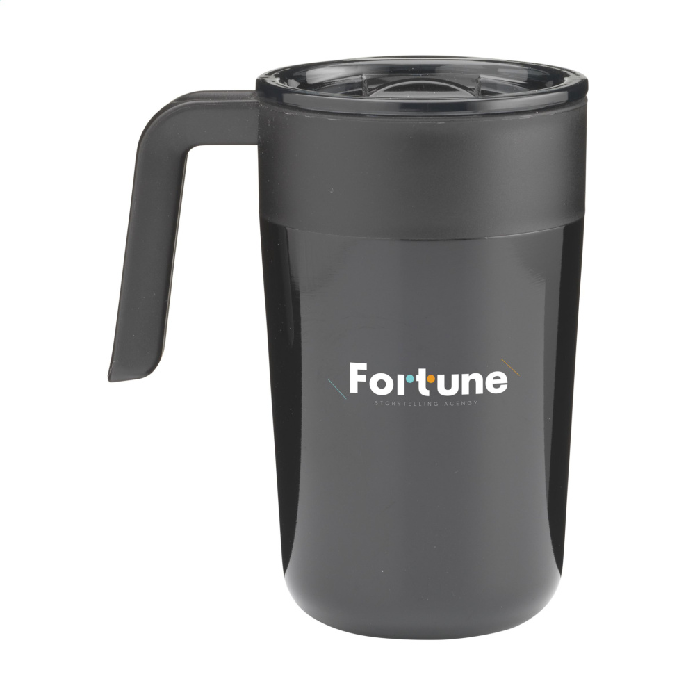 Logotrade dovana nuotrauka: Fika RCS Recycled Steel Cup 400 ml termopuodelis