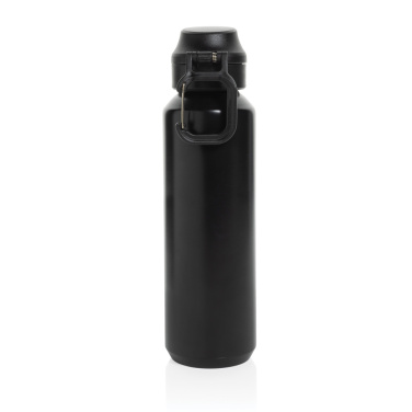 Logotrade reklaminės dovanos nuotrauka: Via RCS Re-steel rakinamas sportinis butelis 600ml