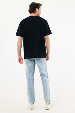 Logotrade reklaminiai produktai nuotrauka: IQONIQ Nikko sunkūs perdirbtos medvilnės marškinėliai