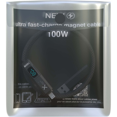 Logotrade reklaminiai produktai nuotrauka: SCX.design C57 100W magnetinis kabelis su ekranu