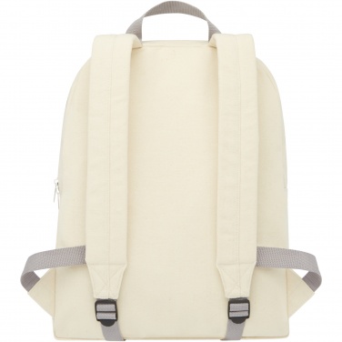 Logotrade dāvanas foto: Pheebs 450 g/m² pārstrādāta kokvilnas un poliestera mugursoma 10L