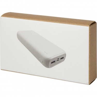 Logotrade korporatīvās dāvanas foto: Electro 20 000 mAh pārstrādāta plastmasas barošanas banka 