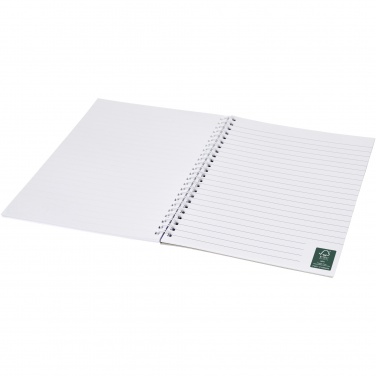 Logotrade korporatīvās dāvanas foto: Desk-Mate® A4 spirālveida piezīmju grāmatiņa