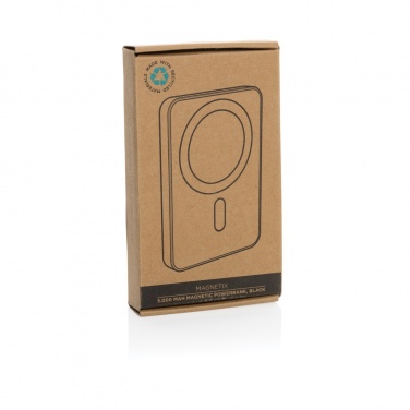 Logotrade dāvanas foto: Magnetix RCS pārstrādāta plastmasas 5000 mah magnētiskā jaudas banka