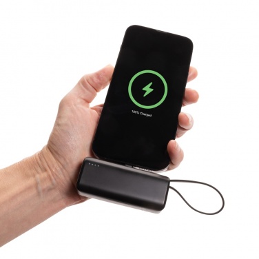 Logotrade Ideja dāvanas foto: Powerlink RCS rplastic 3000 mAh powerbank iOS savienotājs