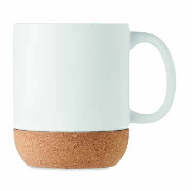 Logotrade ziemassvētku dāvanas foto: Matēta keramikas korķa krūze 300 ml