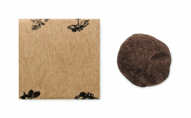 Logotrade logo dāvanas foto: Garšaugu sēklu bumba kartona kastē