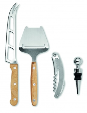 Logotrade Ideja dāvanas foto: Siera un vīna komplekts