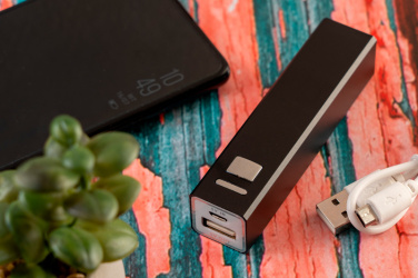 Logotrade Ideja dāvanas foto: Metāla jaudas banka PORT HOPE 2200mAh