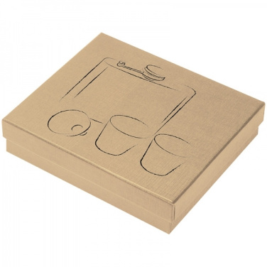 Logotrade Ideja dāvanas foto: Gūžas kolba ar 2 glāzēm SANDVIKEN 170 ml