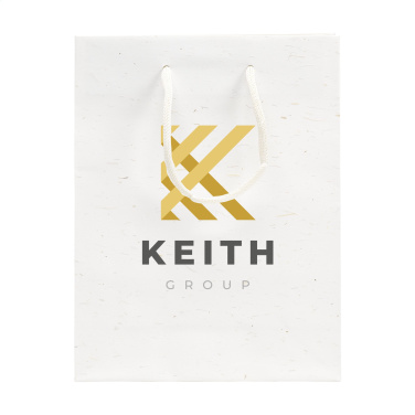 Logotrade ziemassvētku dāvanas foto: Leaf It Bag pārstrādāts ar salmu šķiedrām (180 g/m²) S