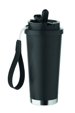 Logotrade korporatīvās dāvanas foto: Divsienu glāze 500ml