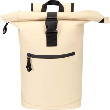 Logotrade logo dāvanas foto: Resi Plus 15" GRS pārstrādāta mugursoma ar sarullējamu augšdaļu 18L