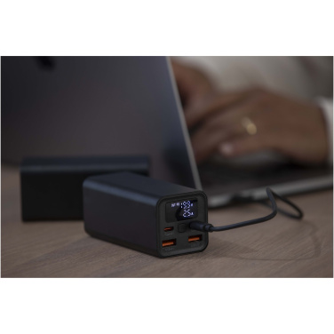 Logotrade Ideja dāvanas foto: Acamar 20.000 mAh 70W pārstrādāta alumīnija klēpjdatora pārnēsājamais akumulators