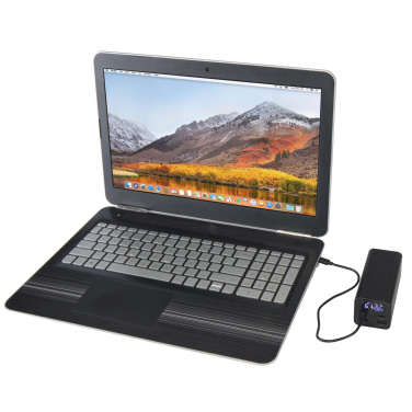 Logotrade ziemassvētku dāvanas foto: Acamar 20.000 mAh 70W pārstrādāta alumīnija klēpjdatora pārnēsājamais akumulators