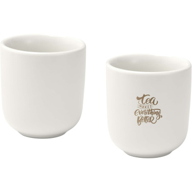 Logotrade dāvanas foto: Vīriešu 90 ml keramikas espresso krūzītes - 2 gab. komplekts