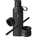 Okeāna pudele 500 ml 3-in-1 dāvanu komplekts, Obsidiāna melns