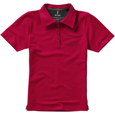 Logotrade dāvanas foto: Markham sieviešu elastīgs polo ar īsām piedurknēm