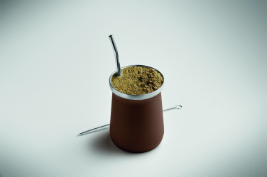 Logotrade ziemassvētku dāvanas foto: Yerba mate tējas krūze