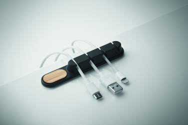 Logotrade korporatīvās dāvanas foto: Silikona kabeļu organizators