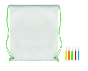 Logotrade Ideja dāvanas foto: Neausta bērnu soma ar pildspalvām