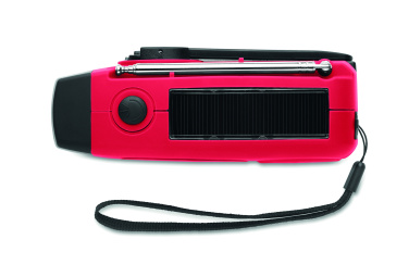 Logotrade ziemassvētku dāvanas foto: Pārnēsājams radio SOS ar LED lukturīti