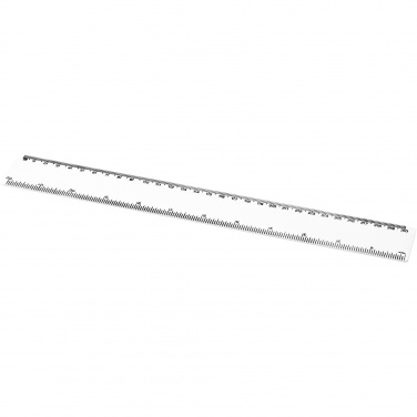 Лого трейд бизнес-подарки фото: Пластмассовая линейка Renzo длиной 30 см