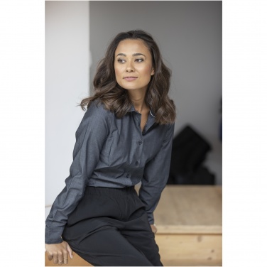 Логотрейд pекламные продукты картинка: Cuprite long sleeve women's organic shirt