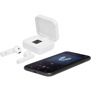 Логотрейд pекламные cувениры картинка: TWS-наушники Tayo с солнечными батареями 