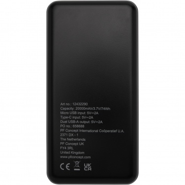 Лого трейд pекламные продукты фото: Портативное зарядное устройство Loop из переработанной пластмассы емкостью 20 000 мАч 