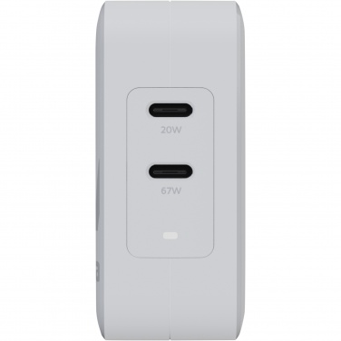 Лого трейд pекламные cувениры фото: Xtorm XVC2067 GaN Ultra дорожное зарядное устройство мощностью 67 Вт с кабелем USB-C PD мощностью 100 Вт