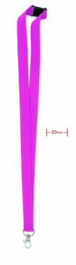 Логотрейд pекламные подарки картинка: Ланьярд с карабином и застежкой