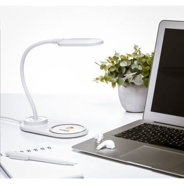Лого трейд бизнес-подарки фото: Беспроводное зарядное устройство Carga 10 Вт Desklight