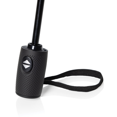 Лого трейд бизнес-подарки фото: Swiss Peak Vito Aware™ RPET 21-дюймовый автоматически открывающийся/закрывающийся зонт