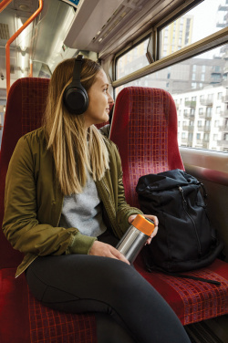 Лого трейд pекламные cувениры фото: Черный + Blum изолированный герметичный дорожный стакан из нержавеющей стали