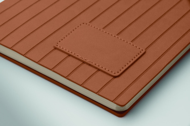 Лого трейд pекламные cувениры фото: A5 notebook in smokey PU