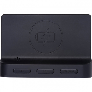 Лого трейд бизнес-подарки фото: Будильник и беспроводное зарядное устройство ADELAIDE