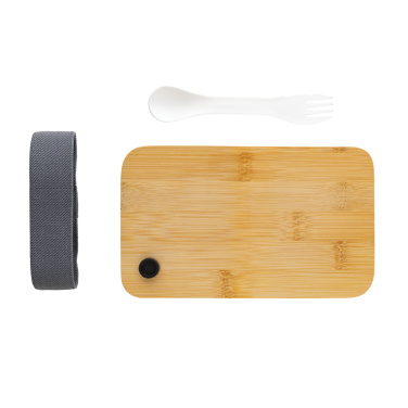 Логотрейд pекламные продукты картинка: Ланч-бокс RCS RPP с бамбуковой крышкой