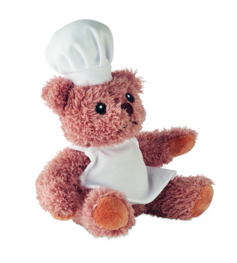 Лого трейд pекламные подарки фото: Teddy bear plush chef