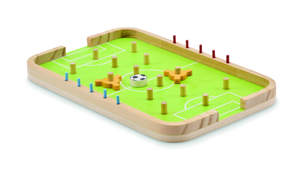 Логотрейд pекламные cувениры картинка: Wooden soccer game