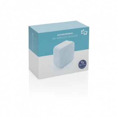 Logotrade reklamprodukter bild: 3W antimikrobiell trådlös högtalare