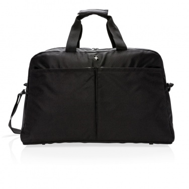 Logotrade profilprodukter bild: Swiss Peak RFID duffel med resväskeöppning