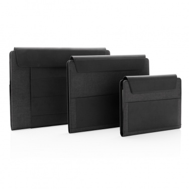 Logotrade kampanjprodukter bild: Fiko A4 portfolio med 5W trådlös laddning och powerbank