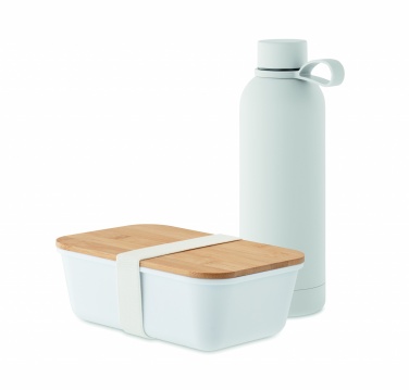 Logotrade presentreklam bild: Lunchset, flaska + lunchlåda