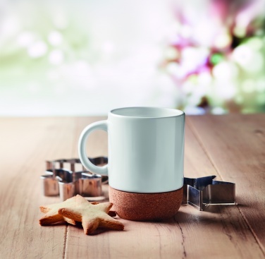 Logotrade profilreklam bild: Mugg med kork för sublimering