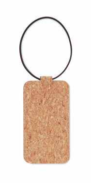 Logotrade presentreklam bild: Bagagetag i kork