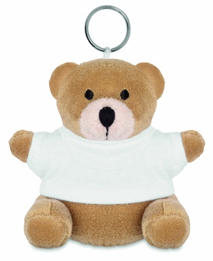 Logotrade presentreklam bild: Nyckelring med nalle FINLAND