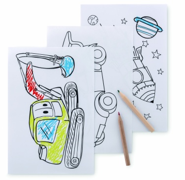 Logotrade kampanjprodukter bild: Ritset barn, inkl 6 pennor