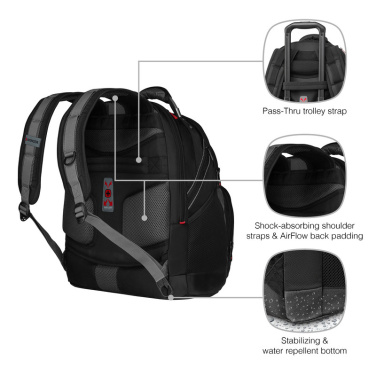 Logotrade presentreklam bild: Ryggsäck Wenger Synergy 16''